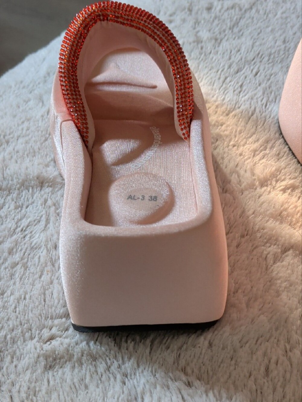 Women’s Peachy Platform Slide Sandals with Embellished Strap - Picture 3 of 4